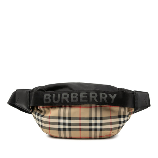 House Check Nylon Sonny Belt Bag