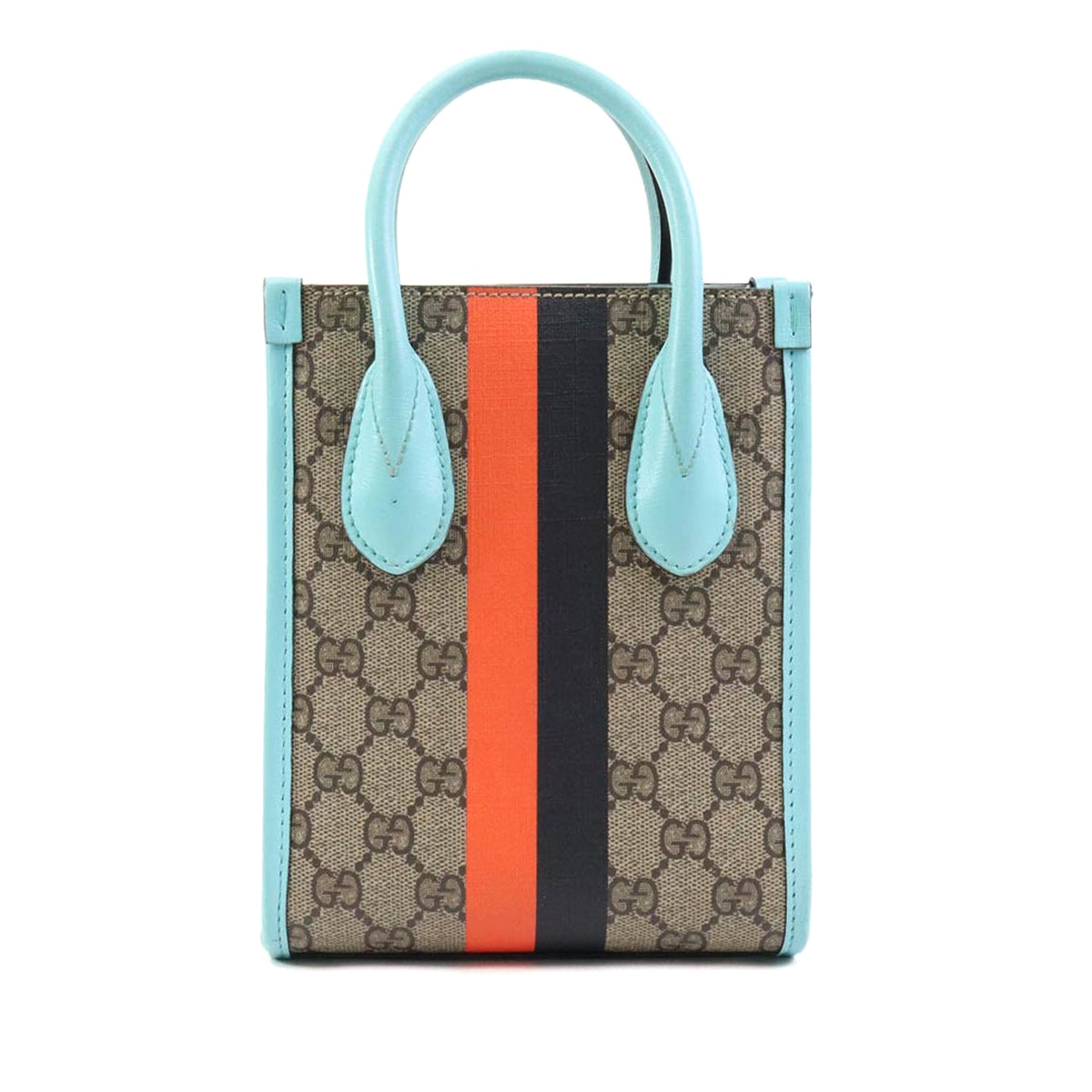 Gucci Mini GG Supreme Web Tiger Retro Interlocking G Satchel