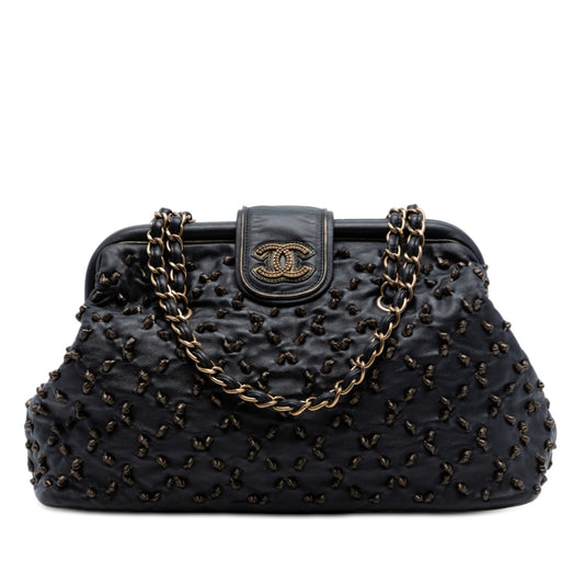 CC Lambskin Chic Knot Chain Shoulder Bag