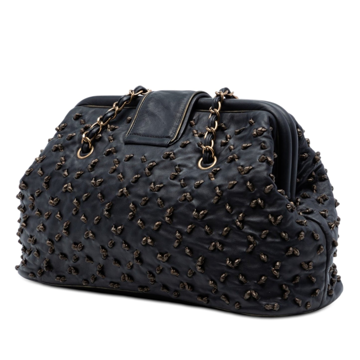 CC Lambskin Chic Knot Chain Shoulder Bag