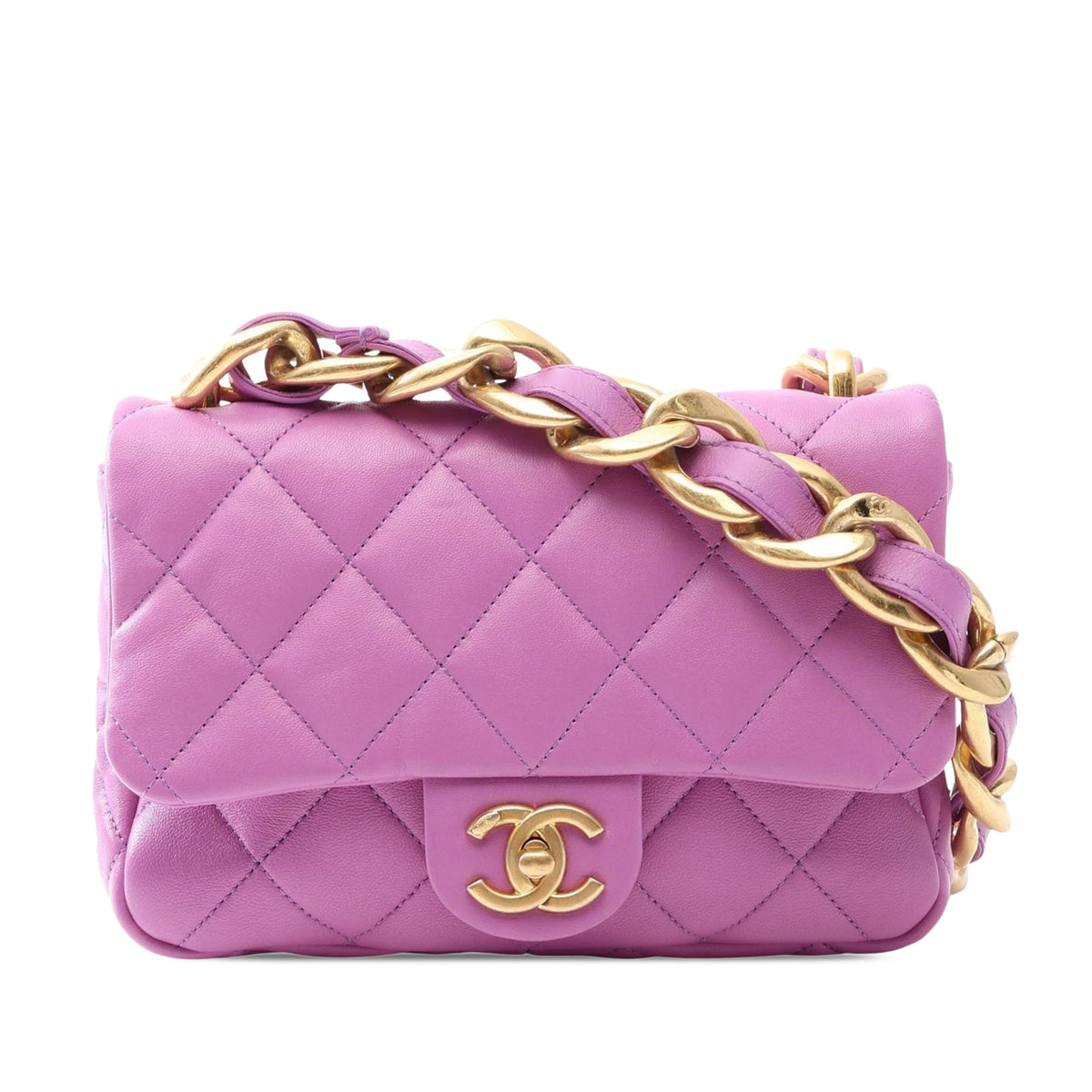 Chanel Small Quilted Lambskin Funky Town Flap