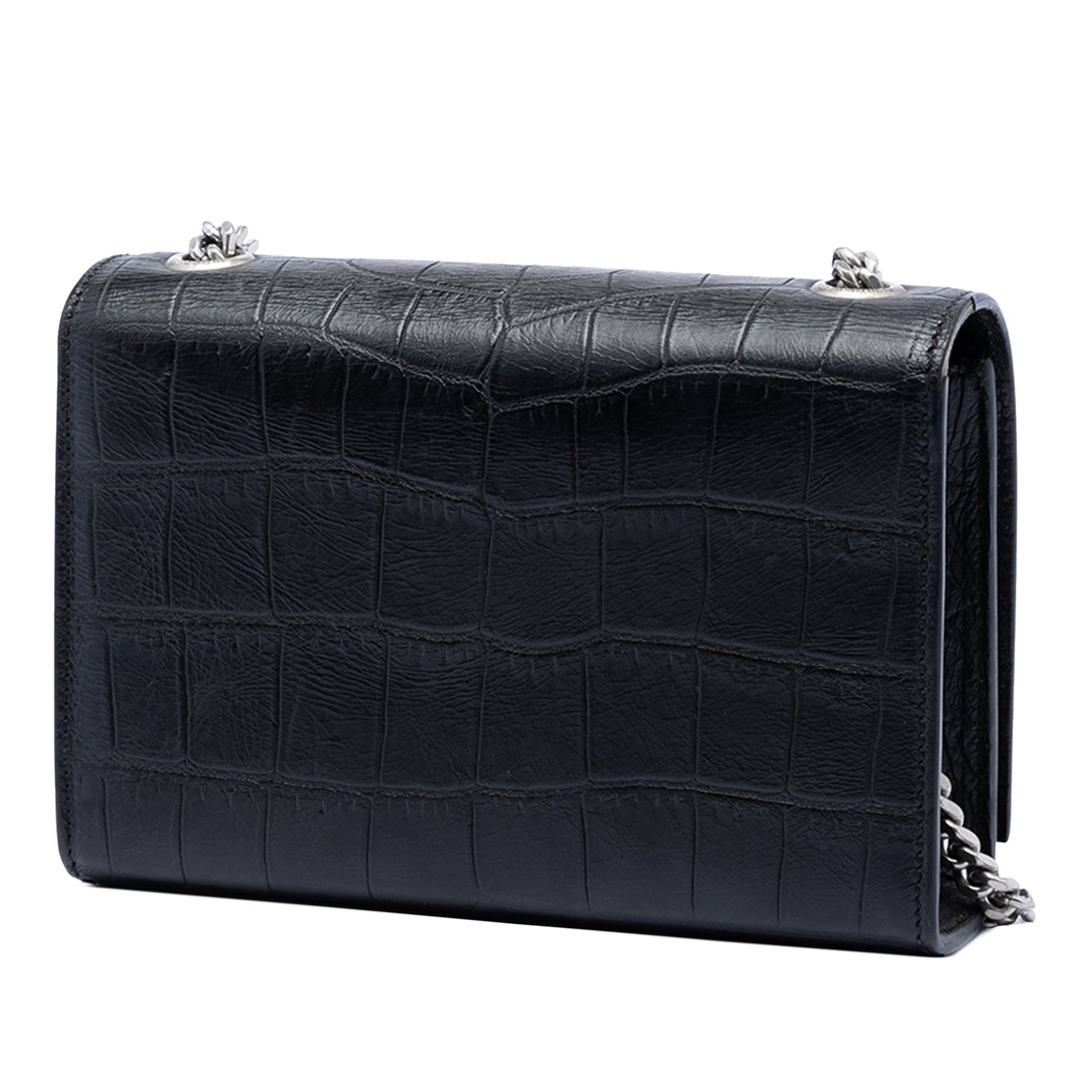 Saint Laurent Small Embossed Kate Tassel Crossbody Bag