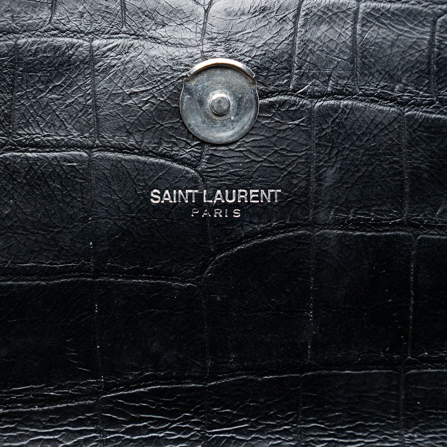 Saint Laurent Small Embossed Kate Tassel Crossbody Bag