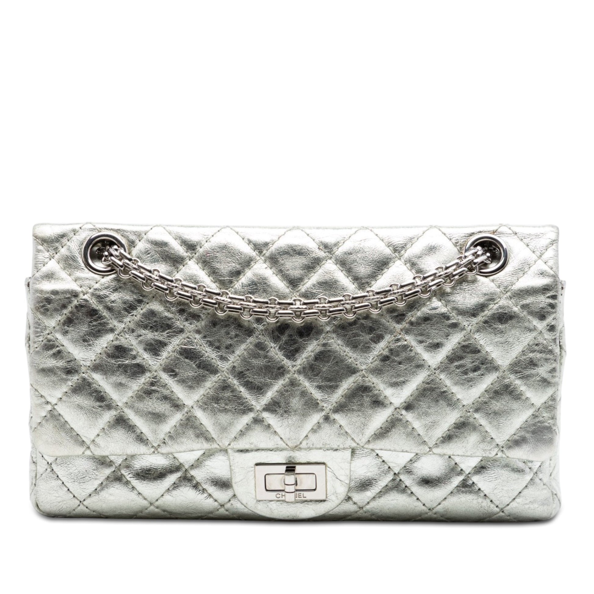 Chanel Metallic Aged Calfskin Reissue 2.55 Double Flap 225