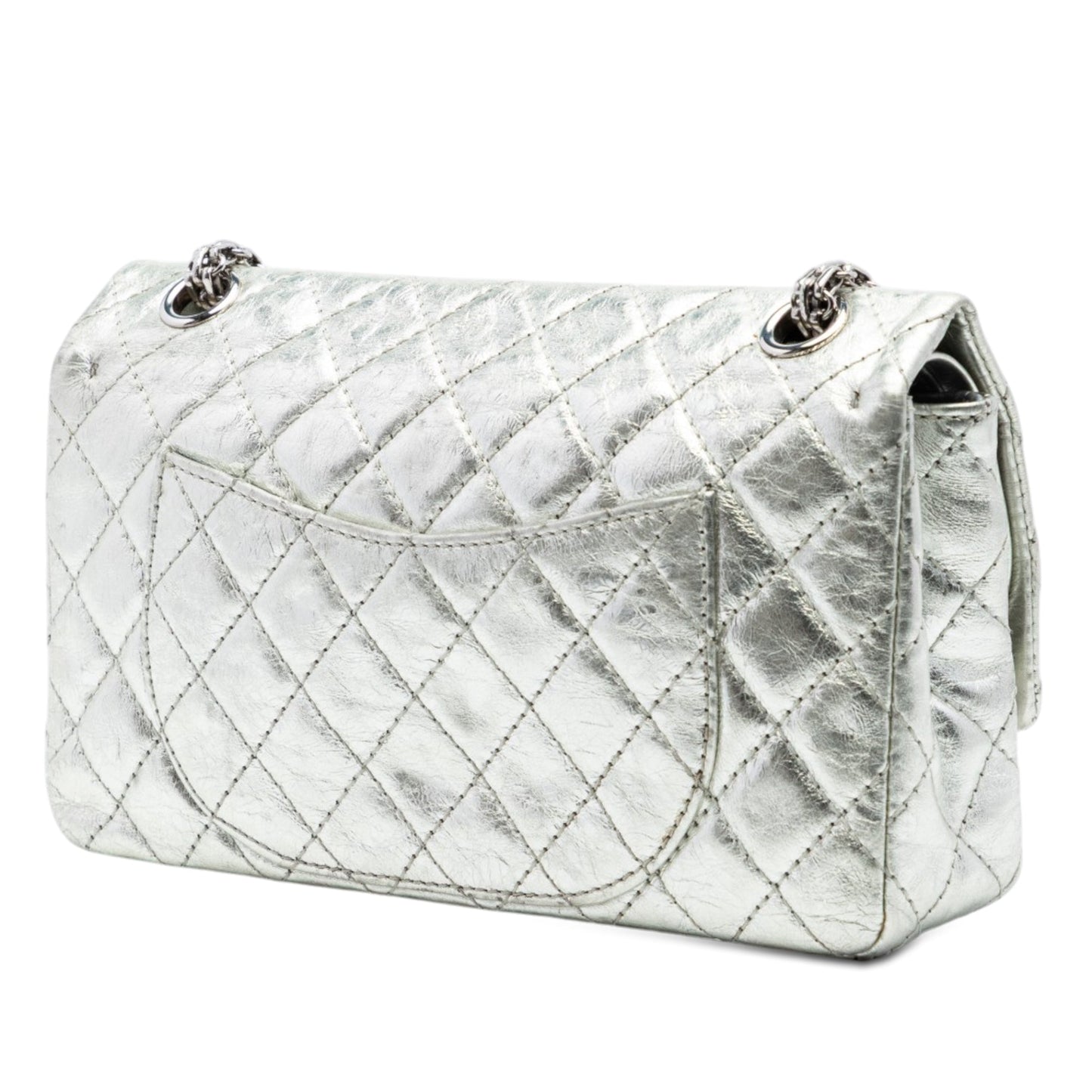 Chanel Metallic Aged Calfskin Reissue 2.55 Double Flap 225
