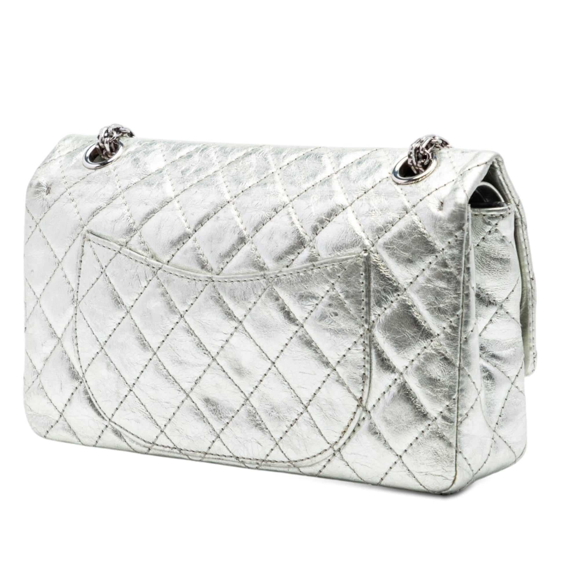 Chanel Metallic Aged Calfskin Reissue 2.55 Double Flap 225