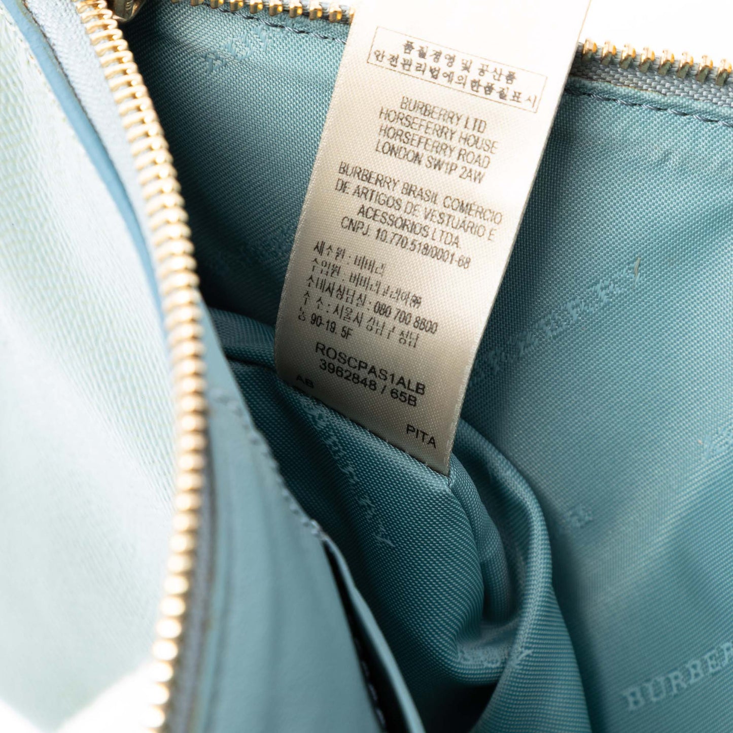 Burberry Grained Leather Peyton Crossbody