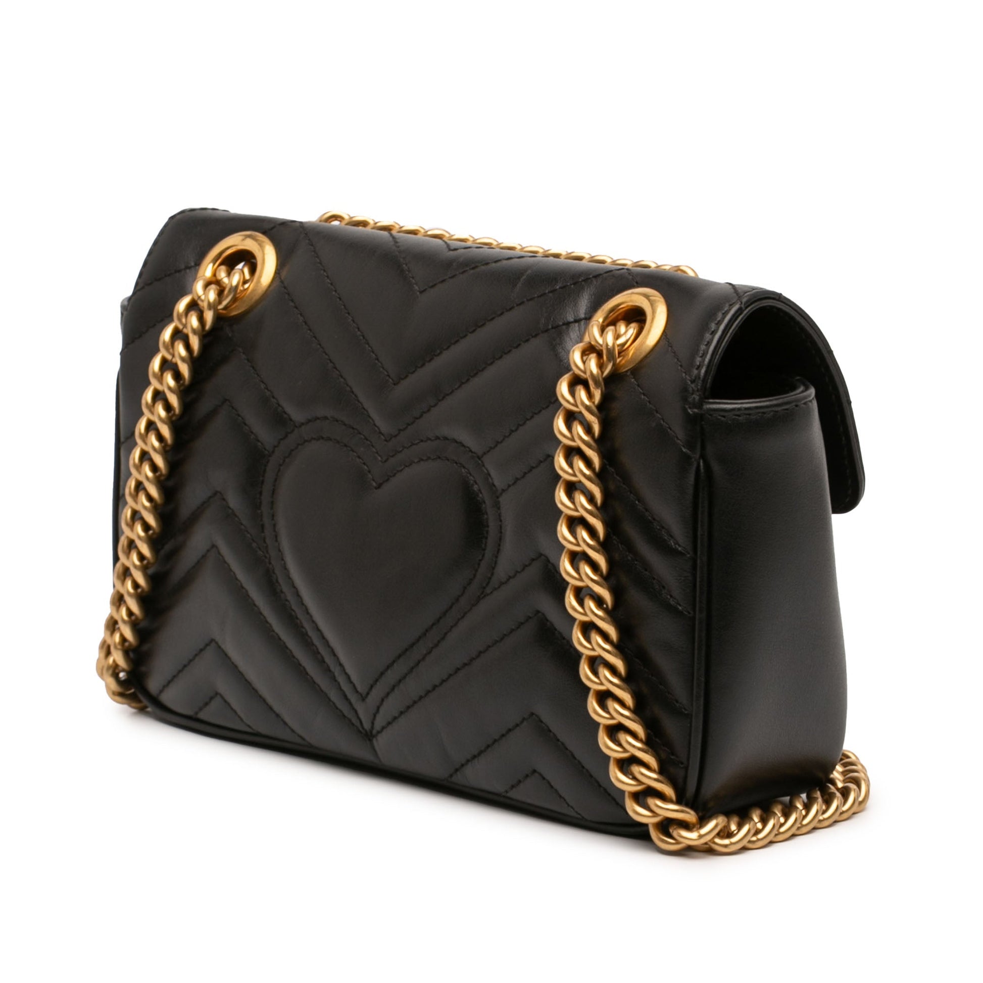 Gucci Small GG Marmont Matelasse Leather Shoulder Bag