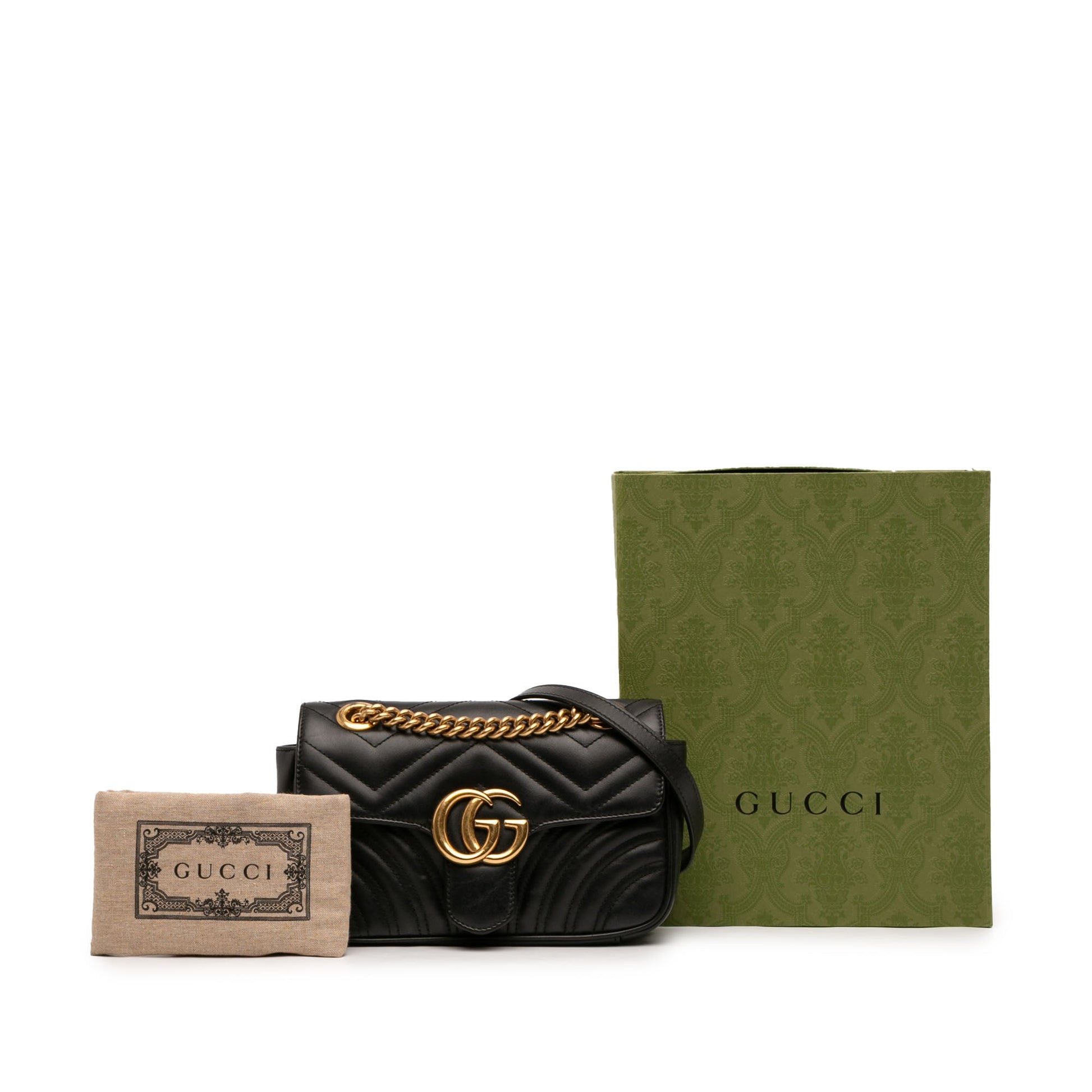 Gucci Small GG Marmont Matelasse Leather Shoulder Bag