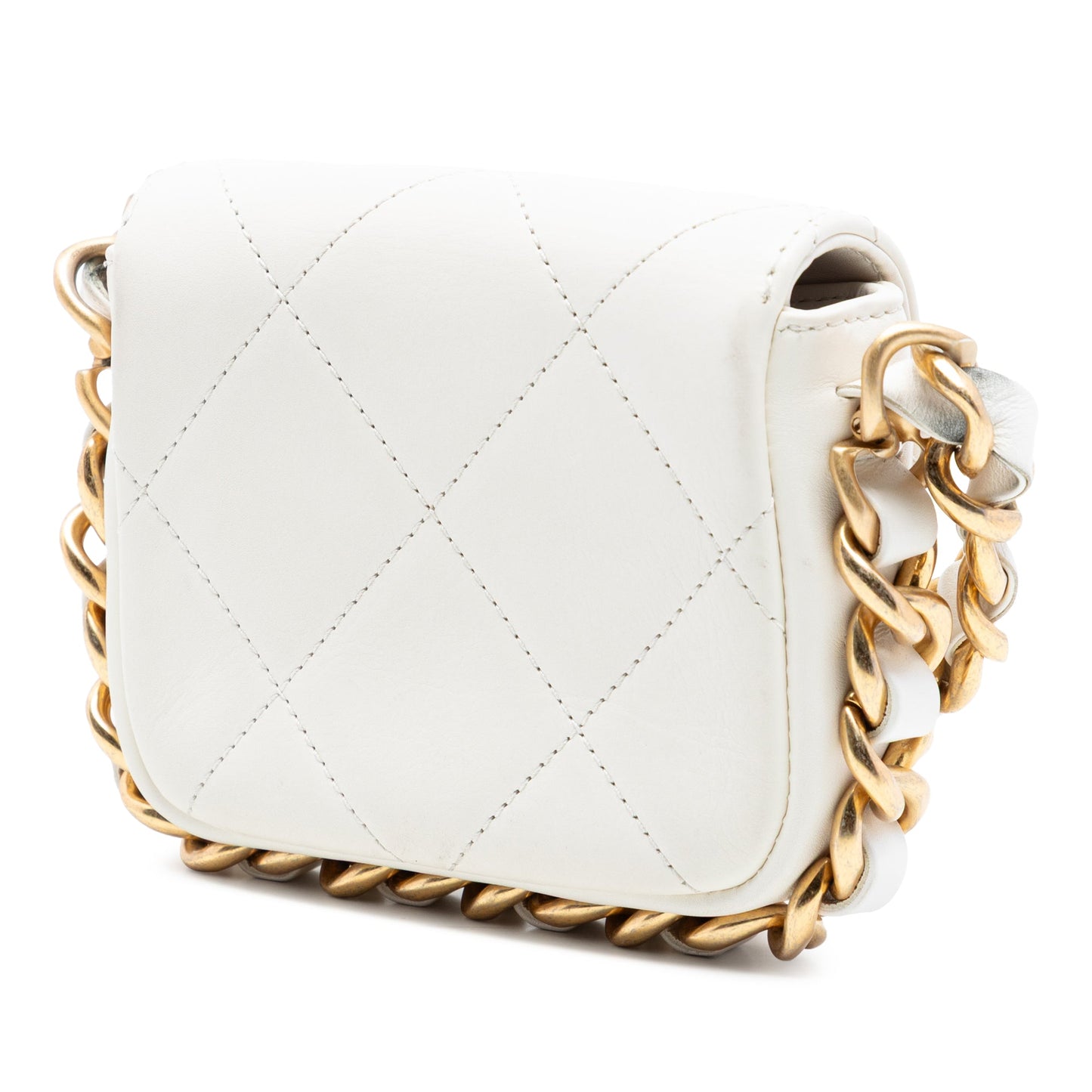 Chanel Mini Quilted Calfskin Framing Chain Flap