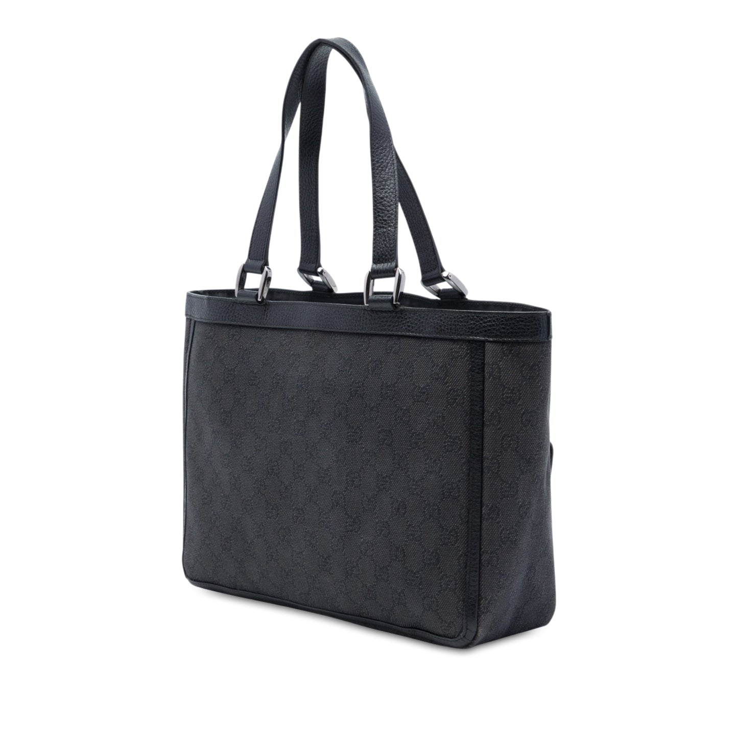 Gucci GG Denim Abbey D Ring Pocket Tote