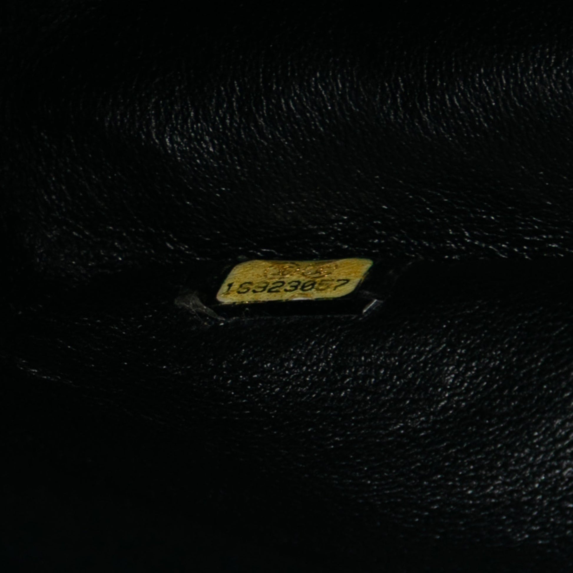 Chanel Maxi Classic Striped Patent Double Flap
