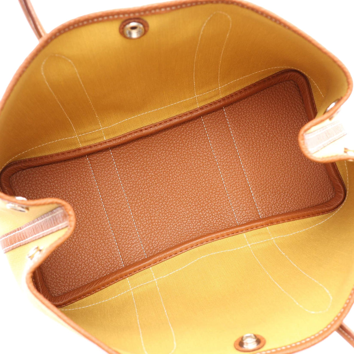Hermès Toile Militaire and Negonda Garden Party TPM — Yellow