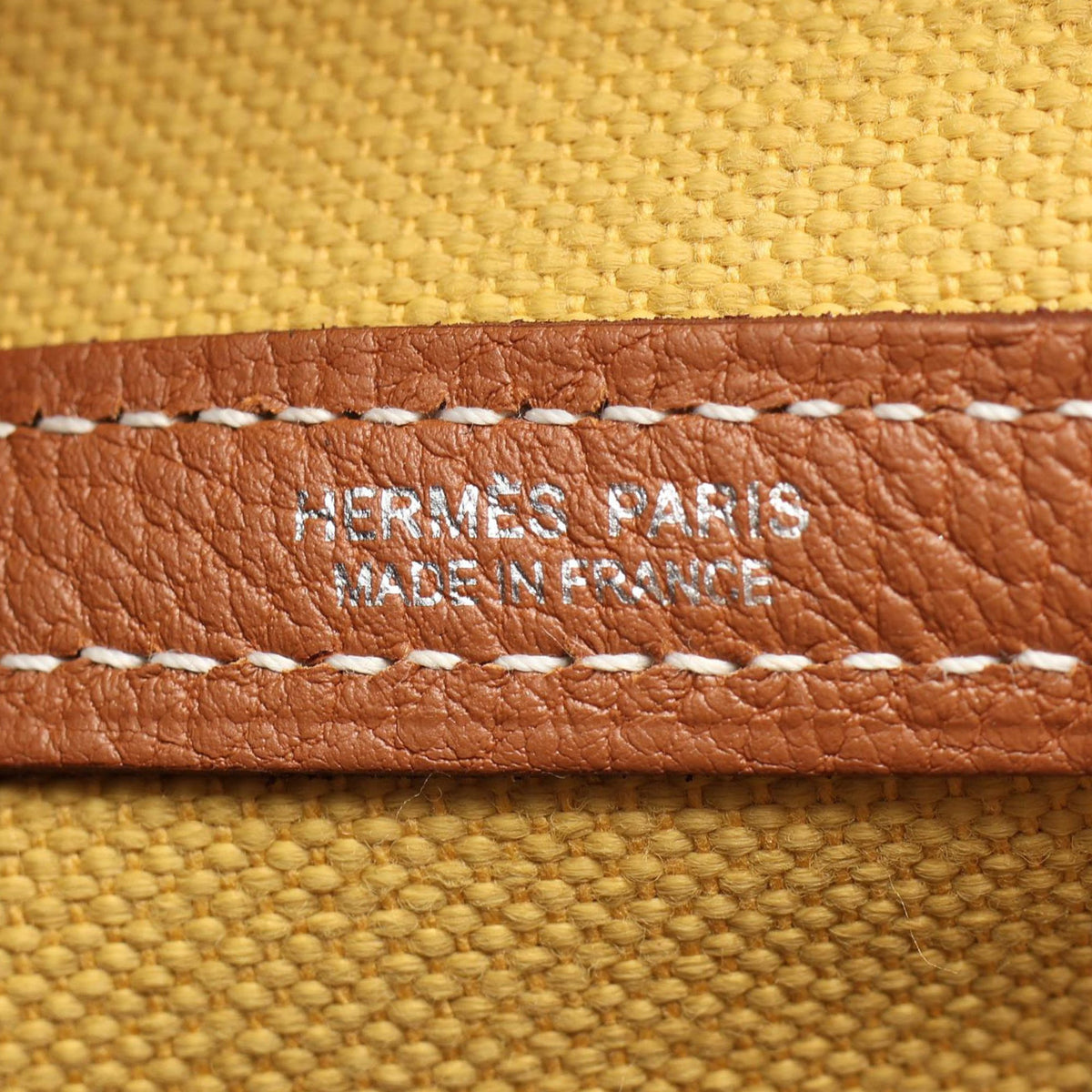 Hermès Toile Militaire and Negonda Garden Party TPM — Yellow