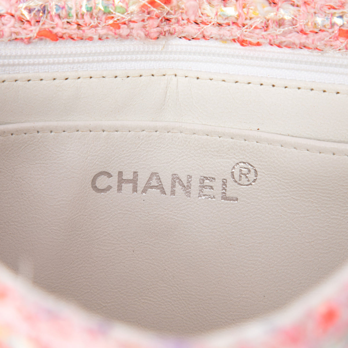 Chanel CC Confetti Tweed Flap