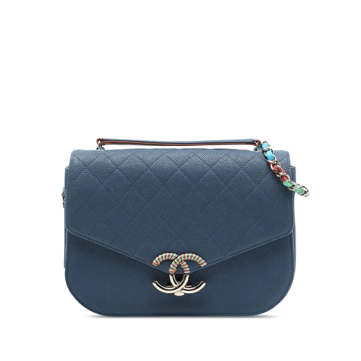 Chanel Small Caviar Paris Cuba Thread Around Flap