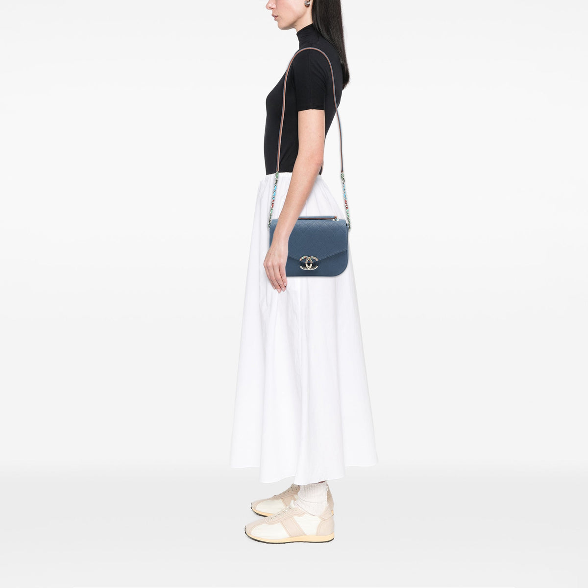 Chanel Small Caviar Paris Cuba Thread Around Flap