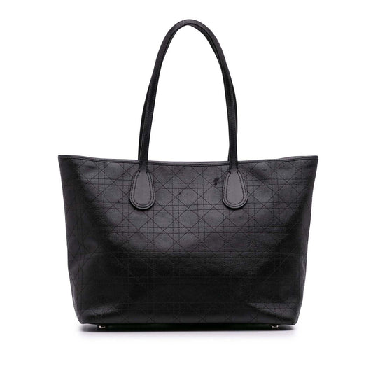 Dior Medium Coated Canvas Cannage Panarea Tote