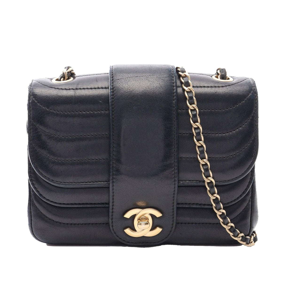 Chanel Mini Lambskin Horizontal Quilt Double Flap