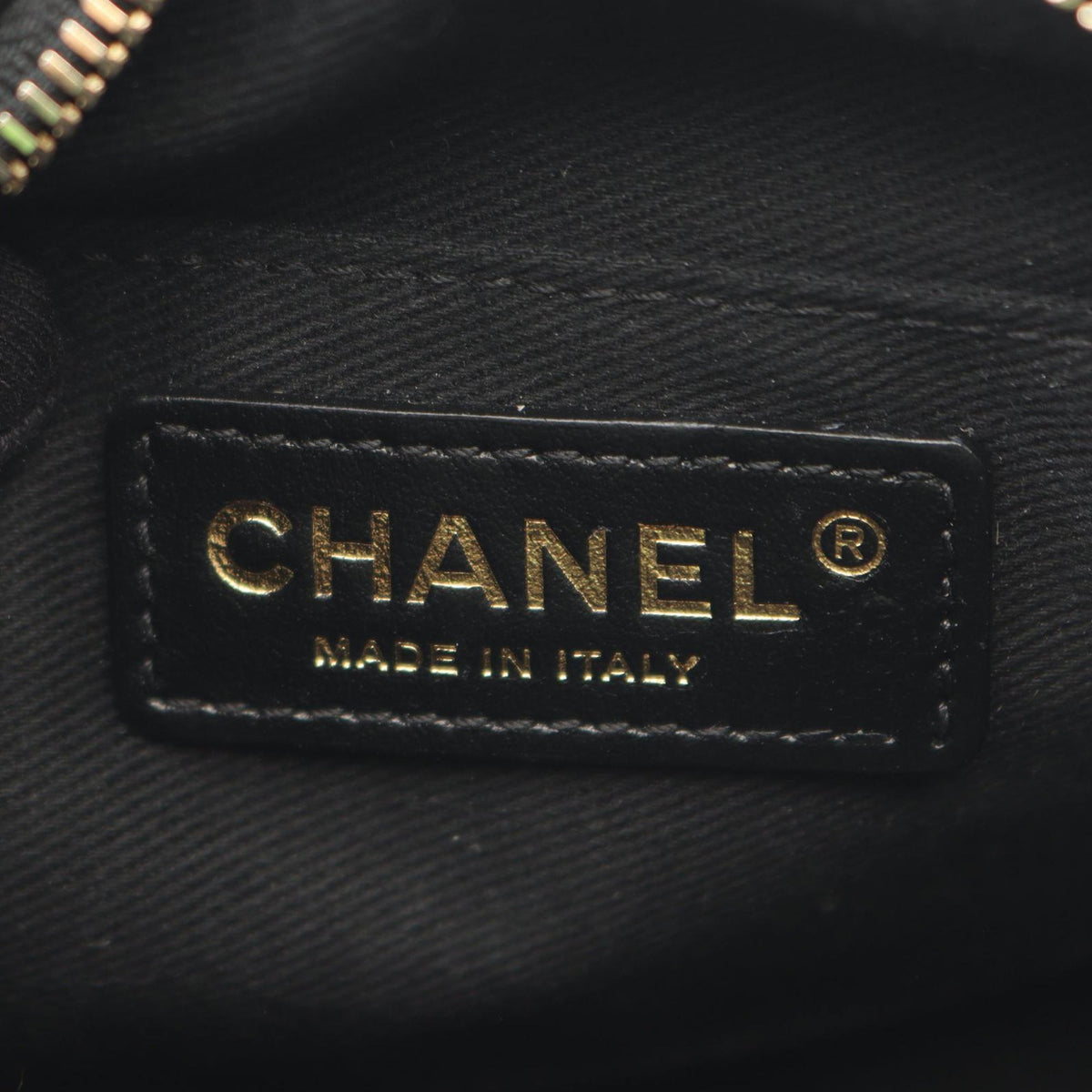 Chanel Stitched Goatskin Casual Trip North South Camera Case