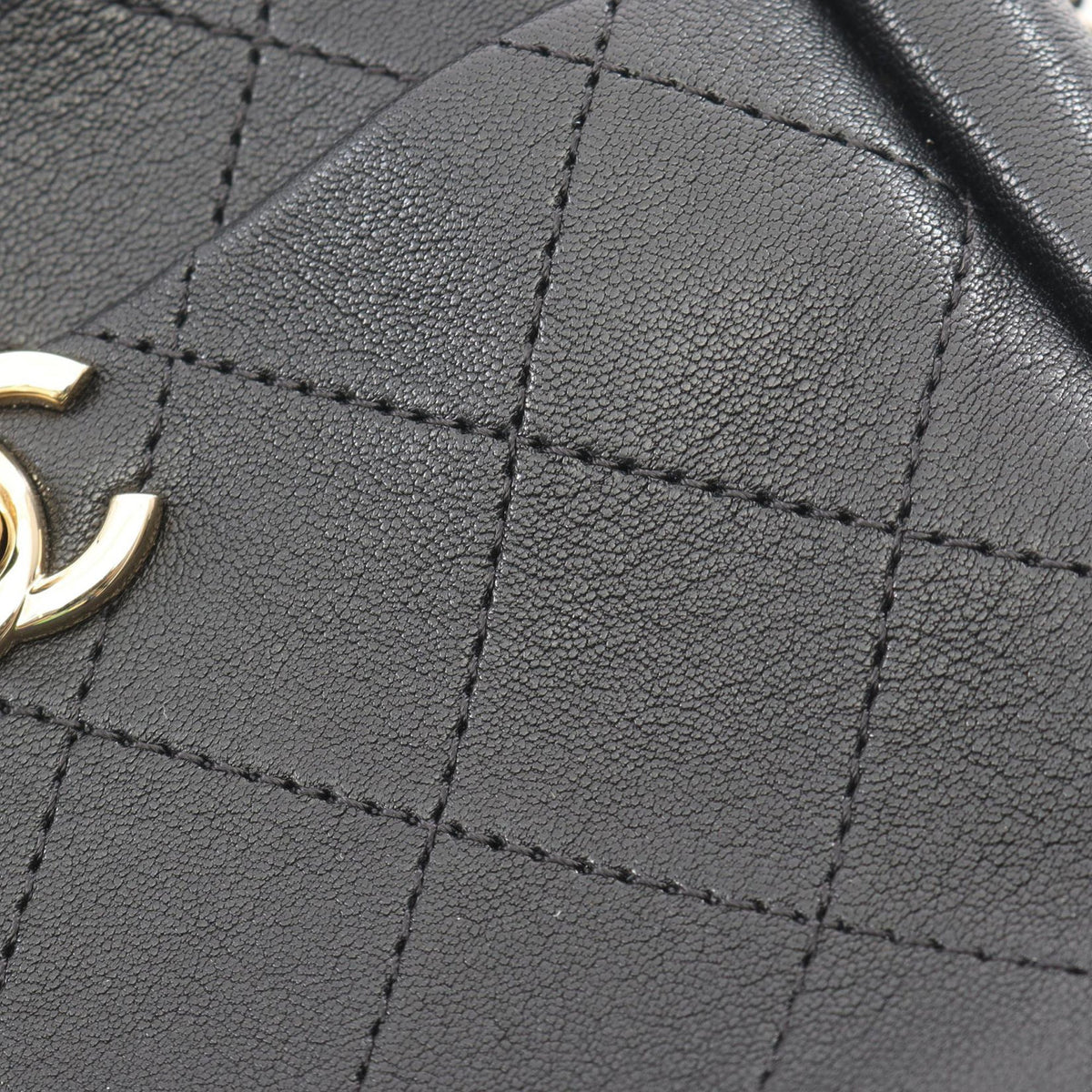 Chanel Stitched Goatskin Casual Trip North South Camera Case