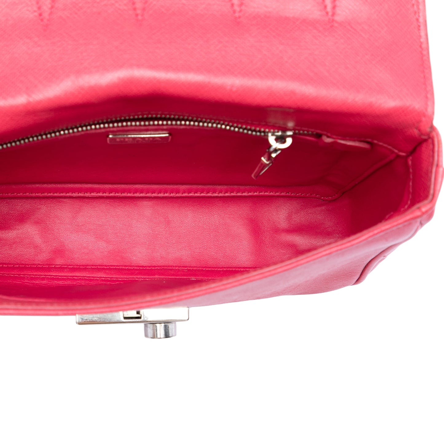 Prada Saffiano Sound Lock Crossbody