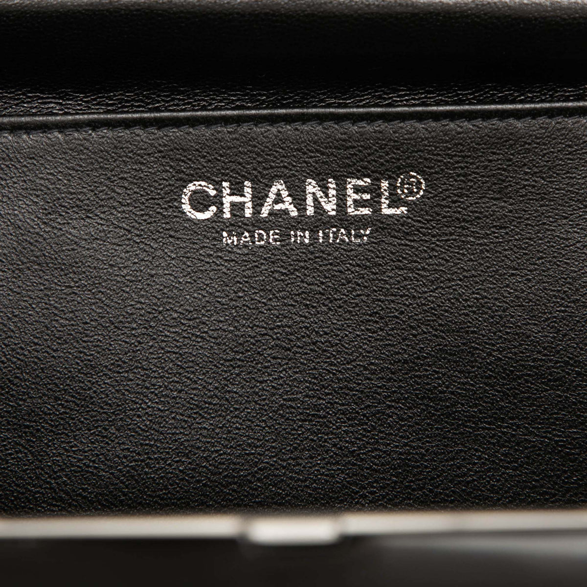 Chanel CC Chocolate Bar Lambskin Frame Handbag