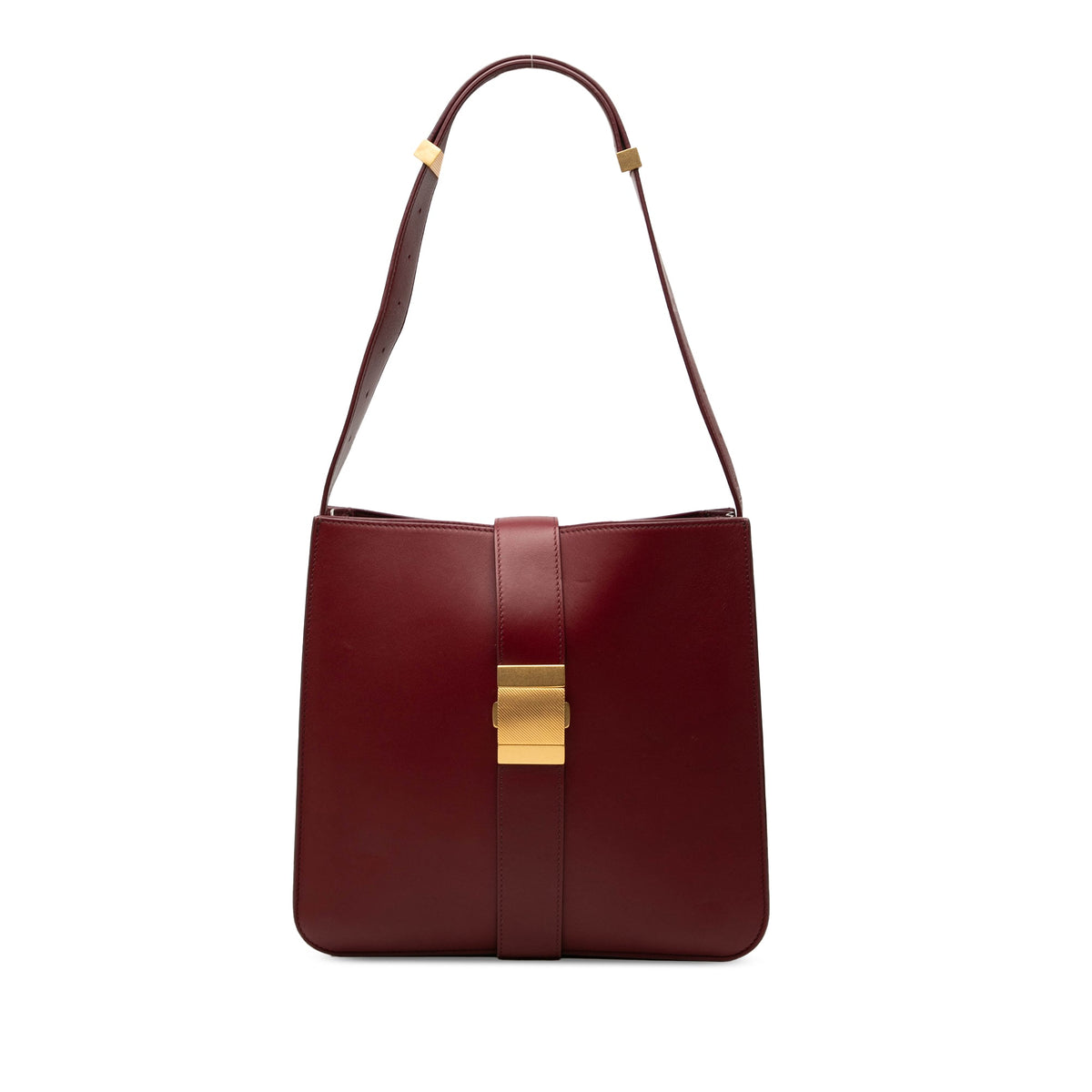 Bottega Veneta Nappa Marie Shoulder Bag — Red