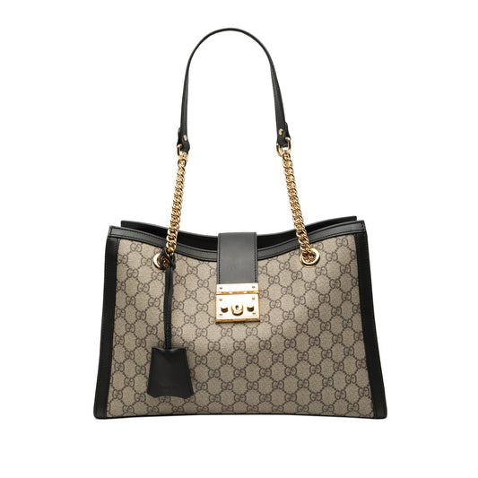 Medium GG Supreme Padlock Tote