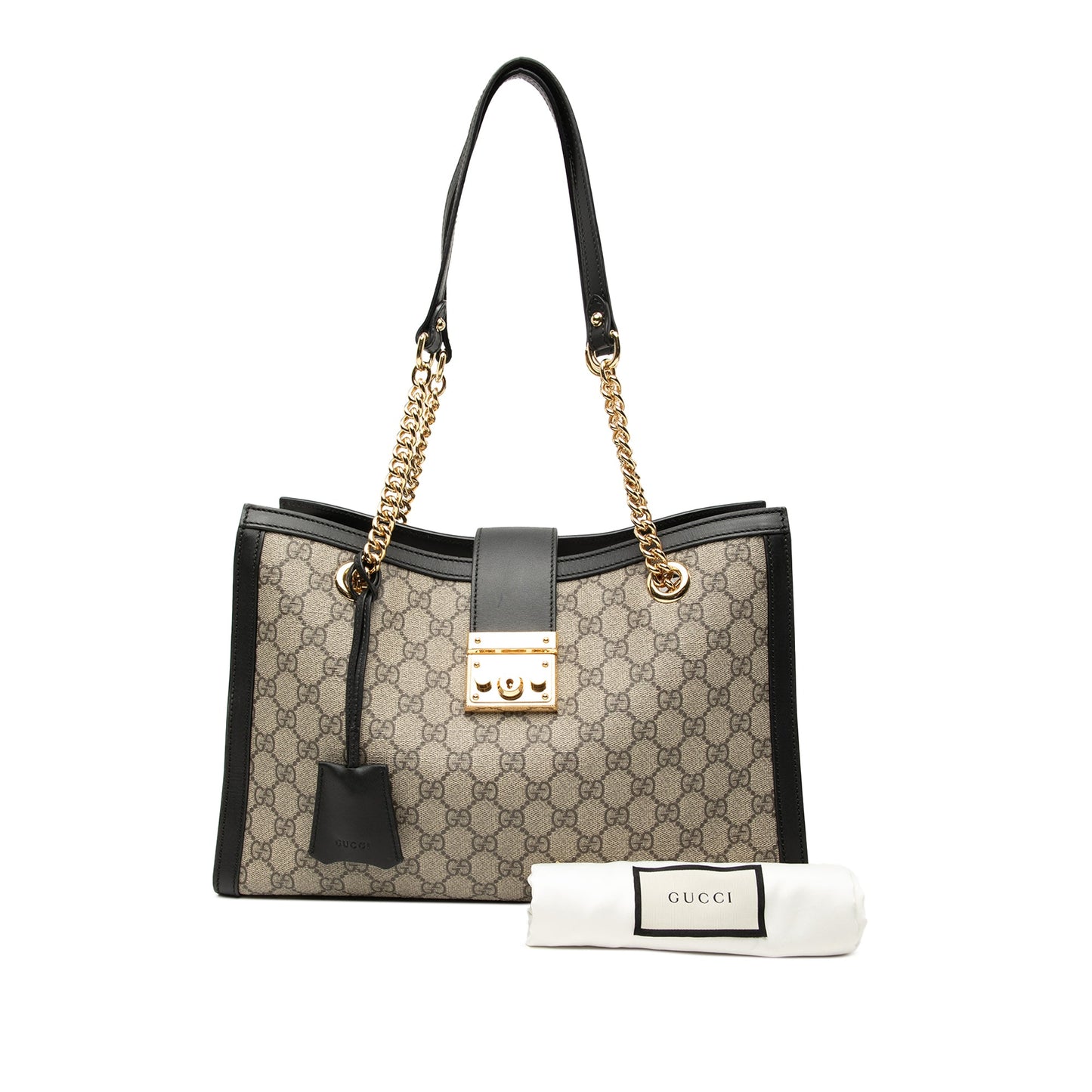 Medium GG Supreme Padlock Tote