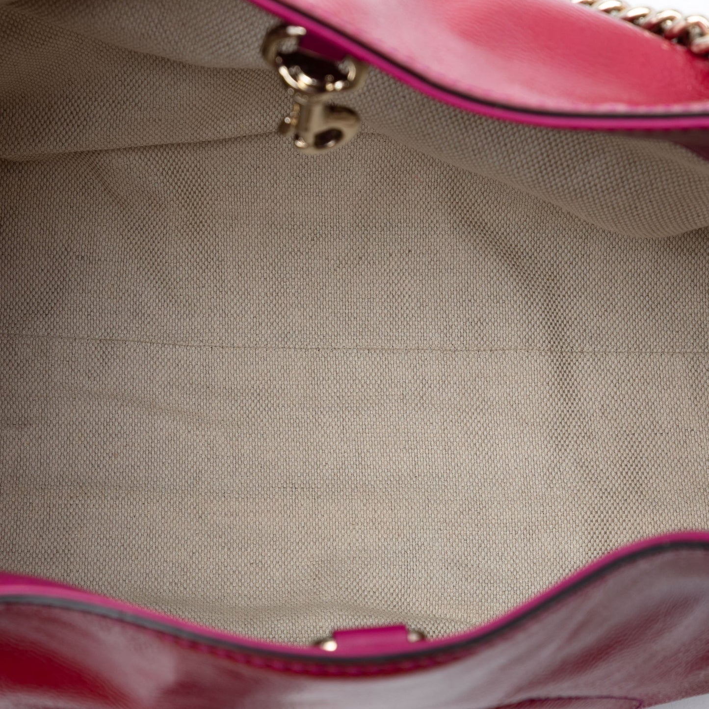 Gucci Medium Patent Soho Chain Tote