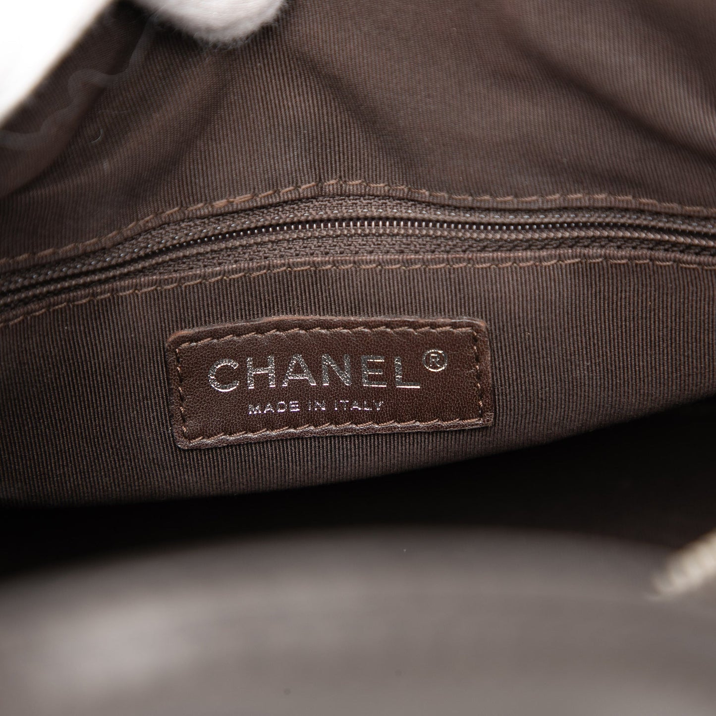 Chanel Medium Chevron Lambskin All Day Long Bowling Bag