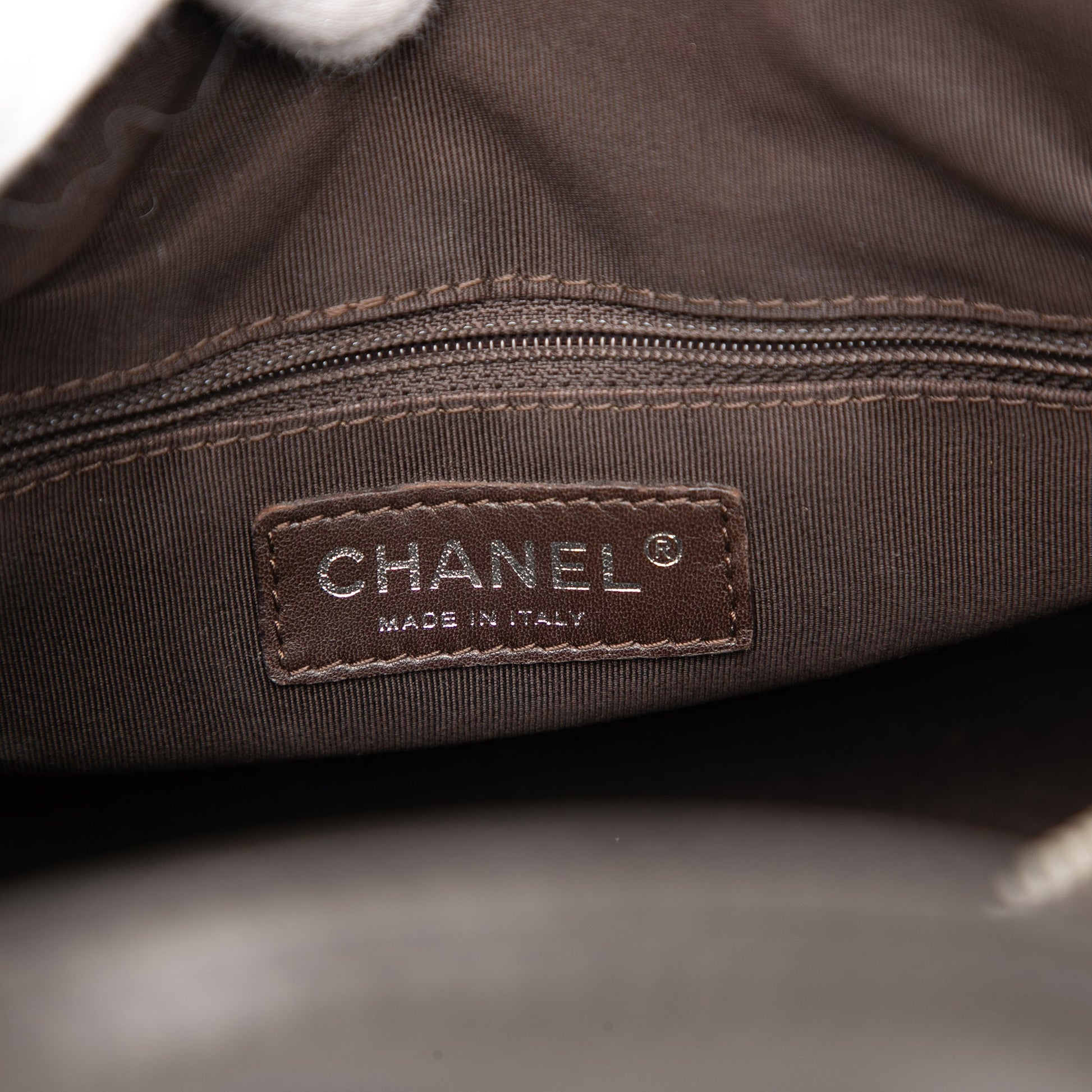 Chanel Medium Chevron Lambskin All Day Long Bowling Bag