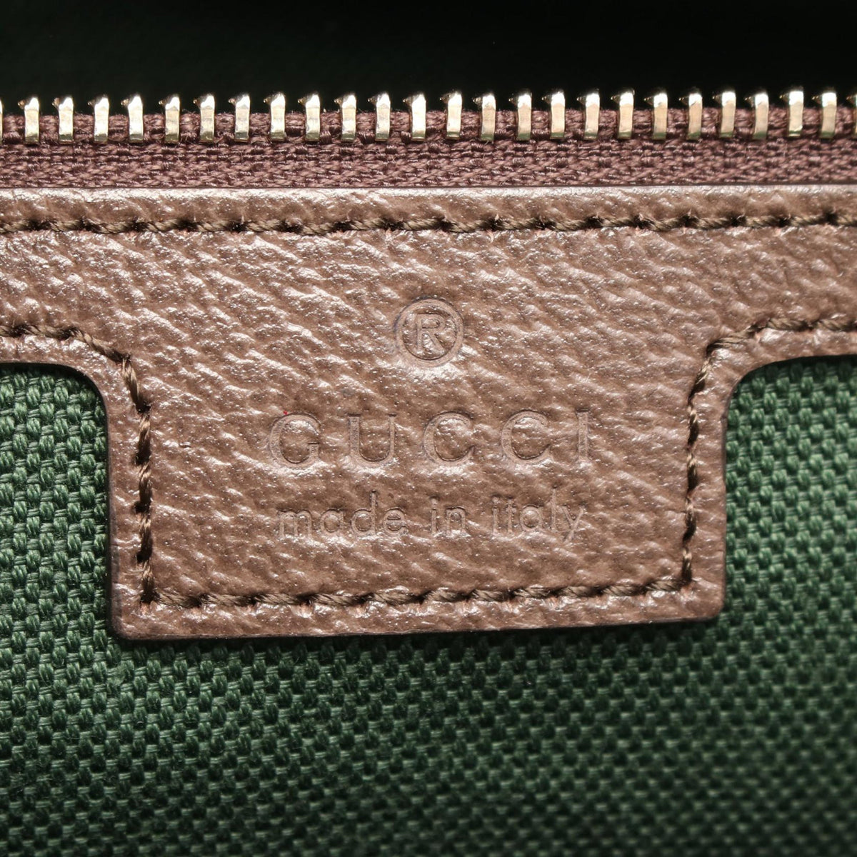 Gucci Medium GG Supreme Web Ophidia Tote — Beige