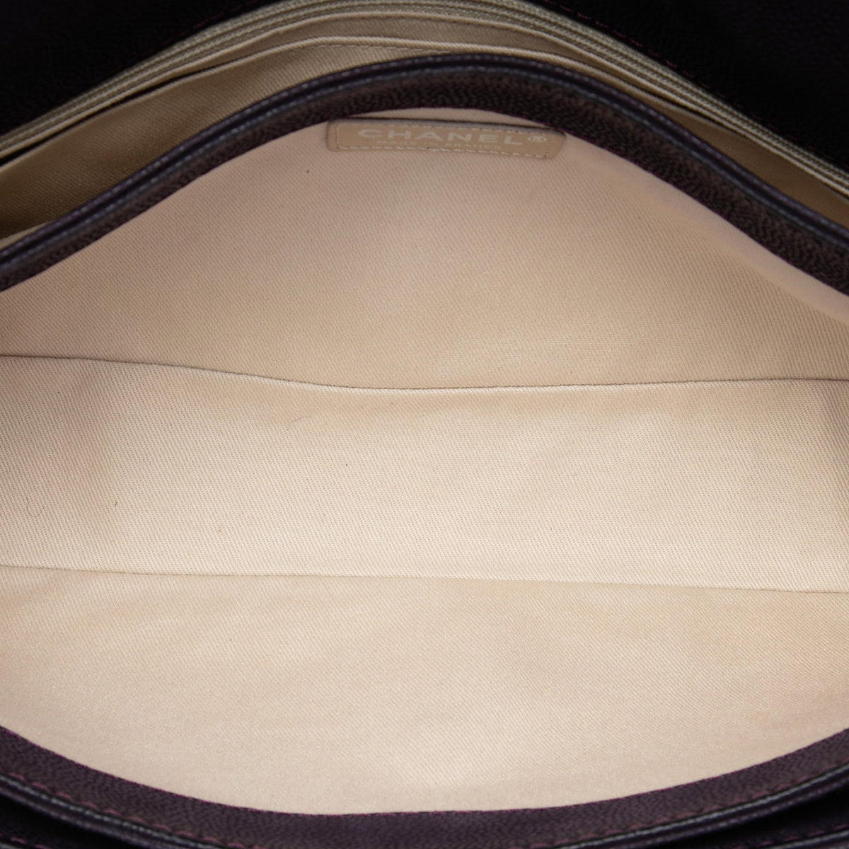 Chanel Matte Quilted Caviar Leather Lady Pearly Flap