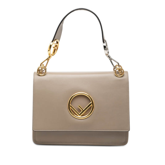Fendi Smooth Leather Kan I F Satchel