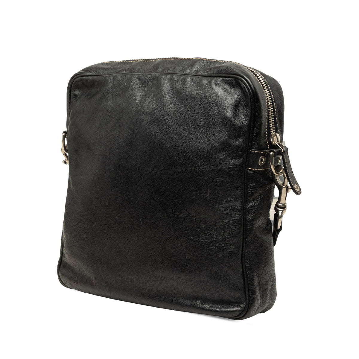 Gucci Calfskin Crossbody — Black