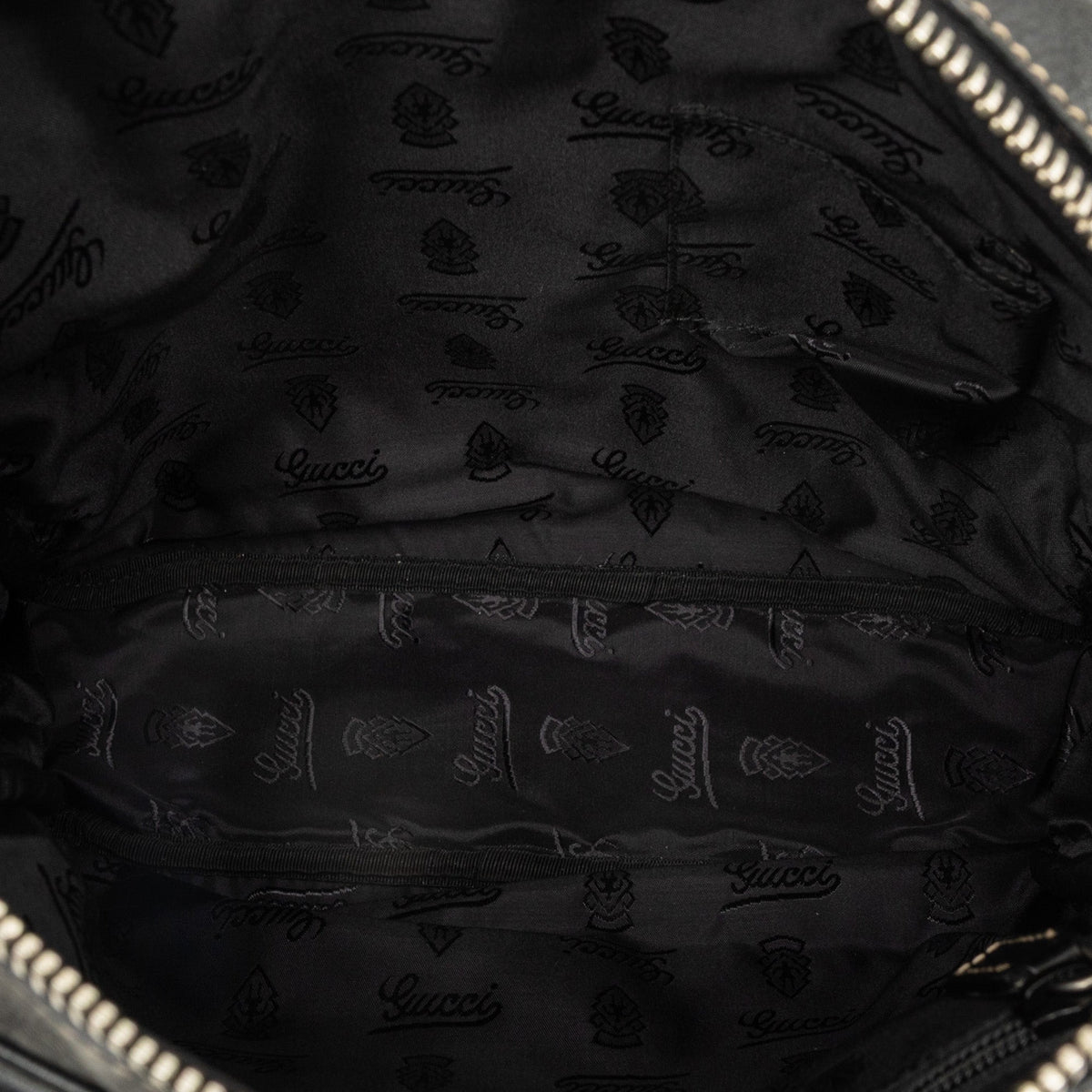 Gucci Calfskin Crossbody — Black