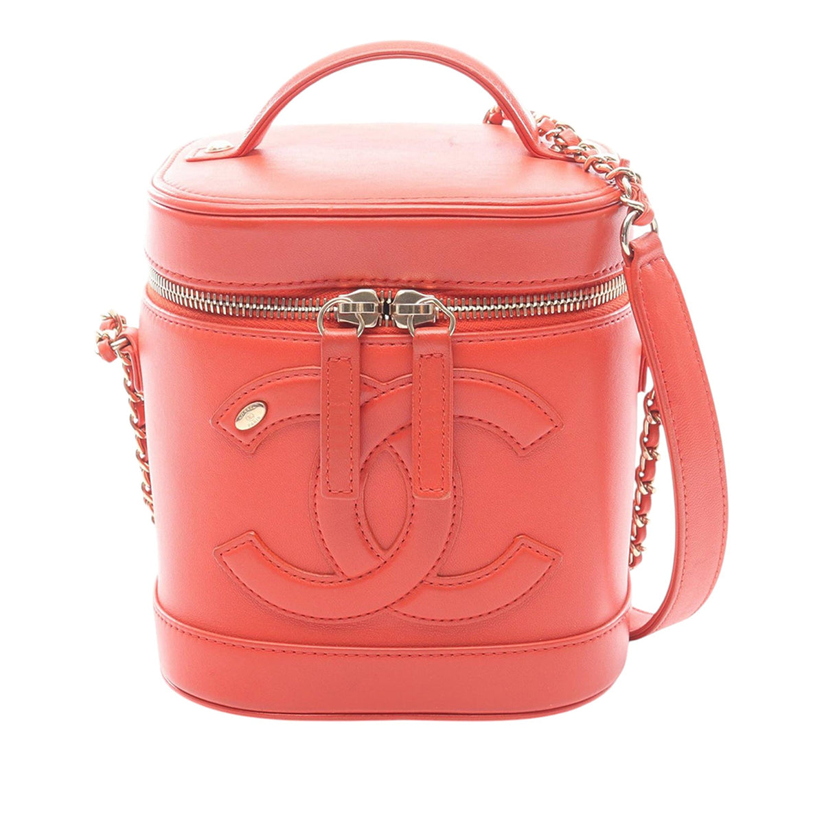 Chanel Lambskin CC Mania Vanity Case