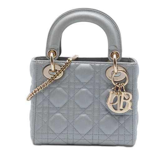 Dior Mini Lambskin Cannage Lady Dior