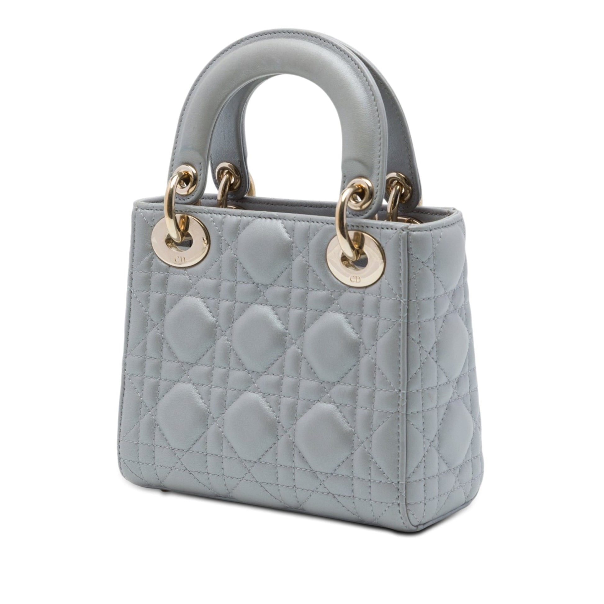 Dior Mini Lambskin Cannage Lady Dior