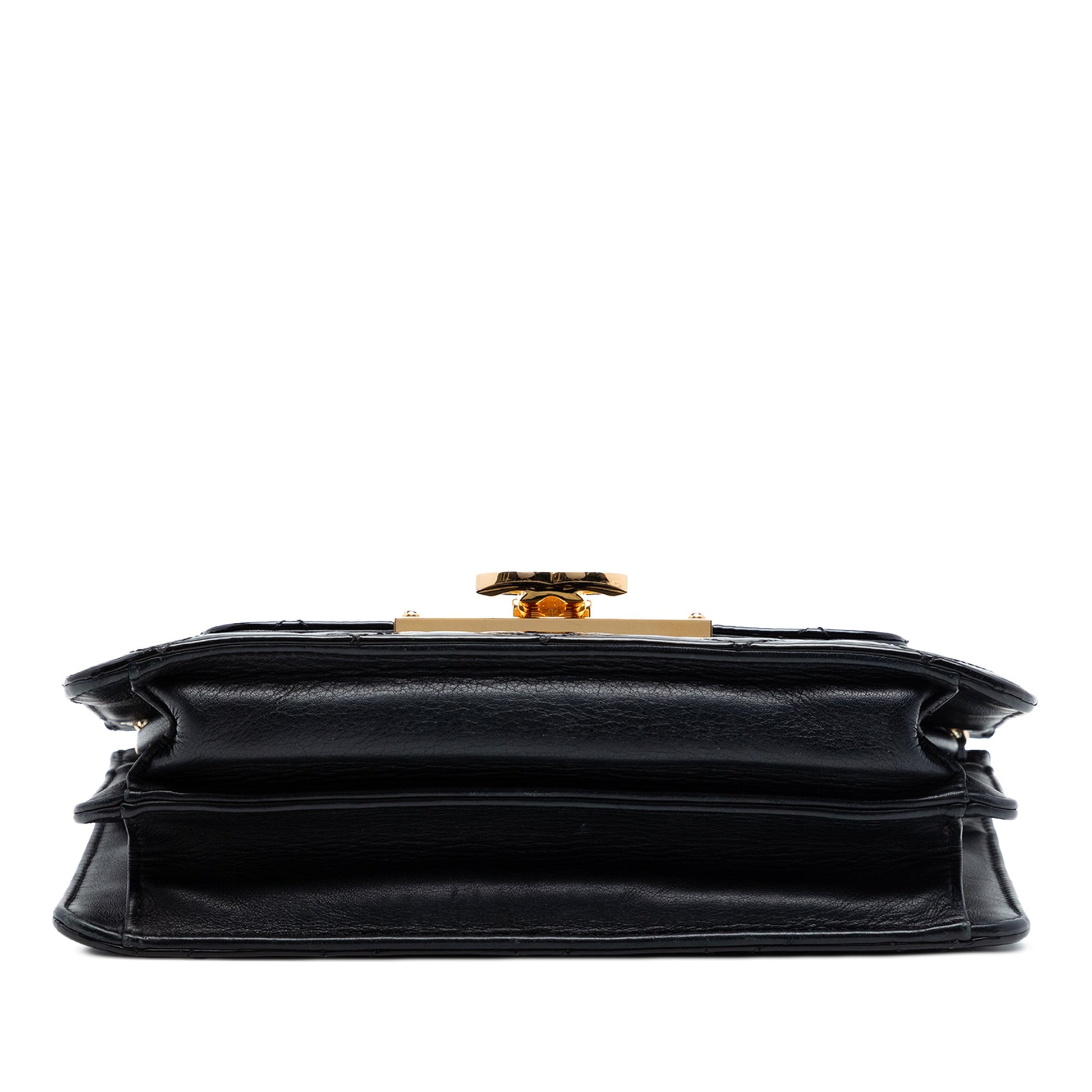 Chanel Quilted Patent Golden Class Accordion Flap