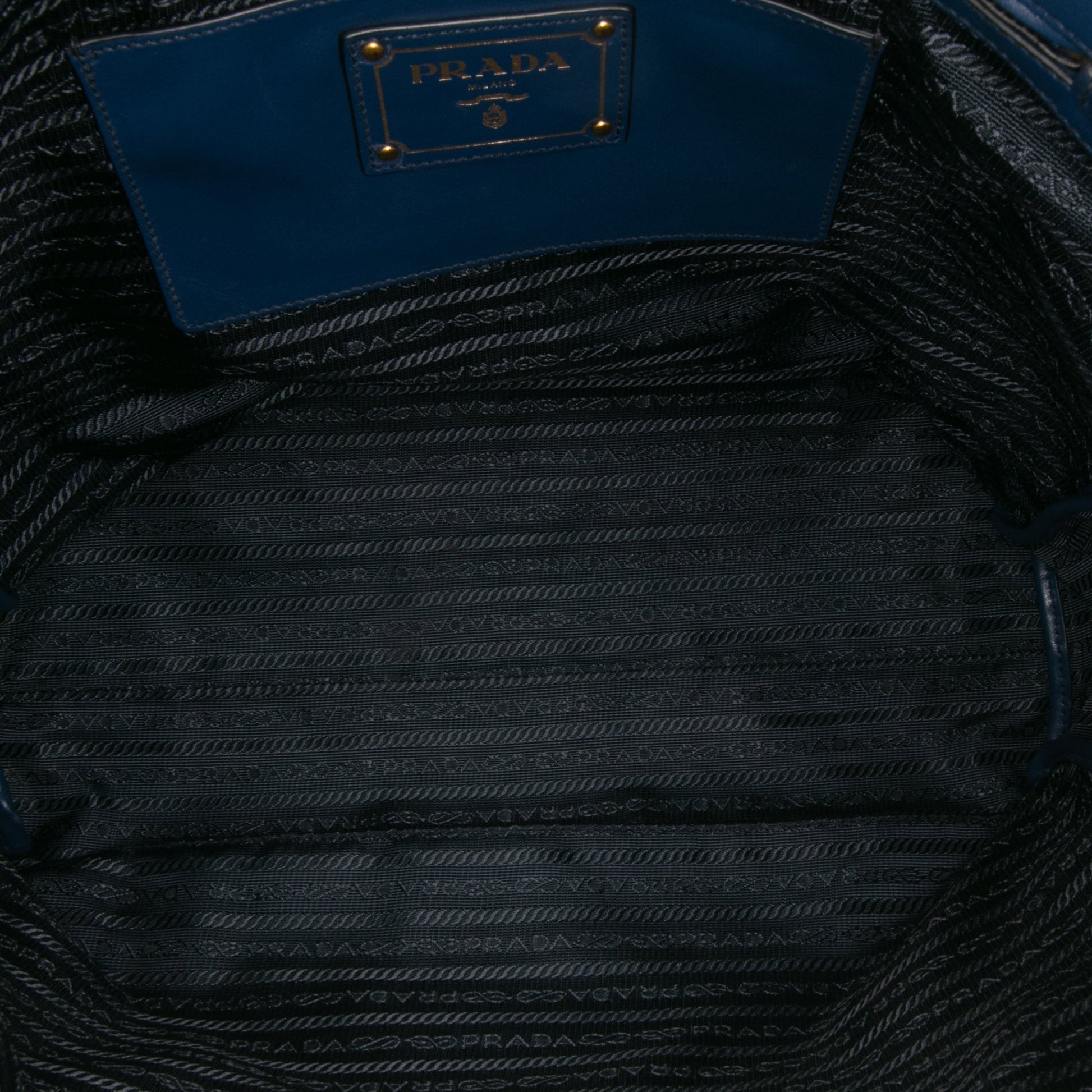 Prada Soft Calf Open Convertible Tote