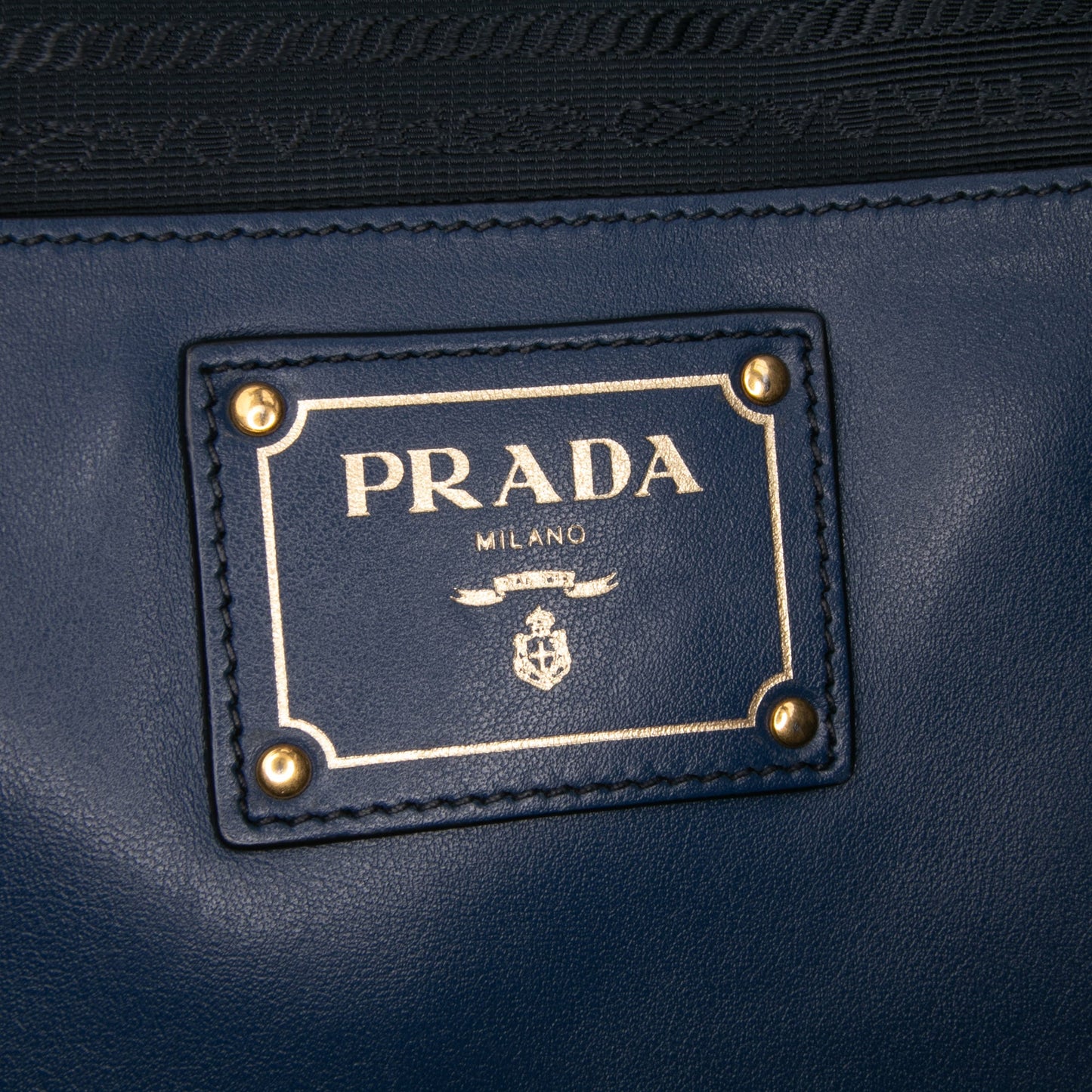 Prada Soft Calf Open Convertible Tote