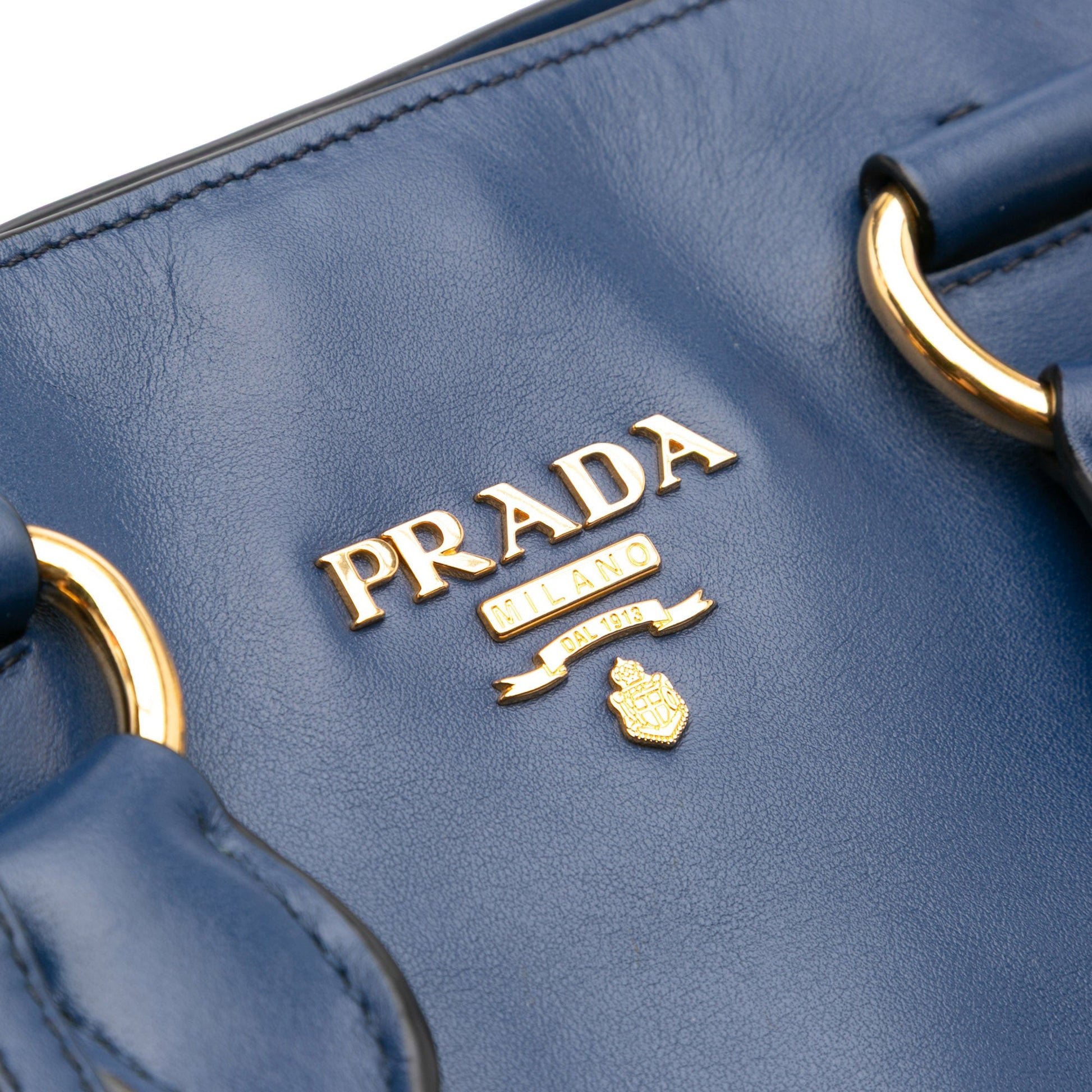 Prada Soft Calf Open Convertible Tote