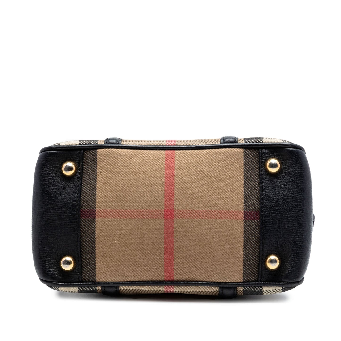 Burberry Small House Check Canvas Milverton Satchel