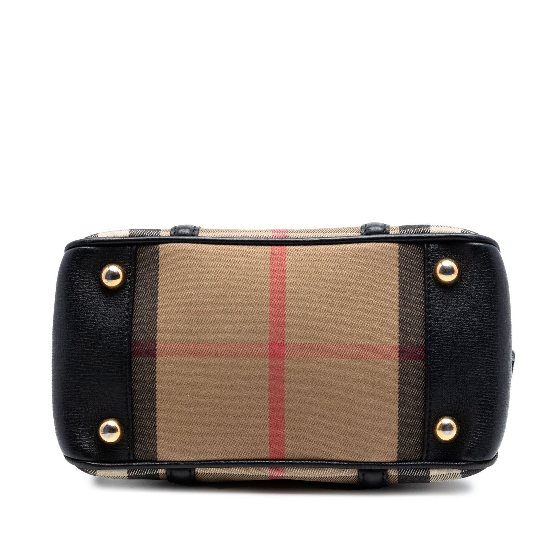 Burberry Small House Check Canvas Milverton Satchel