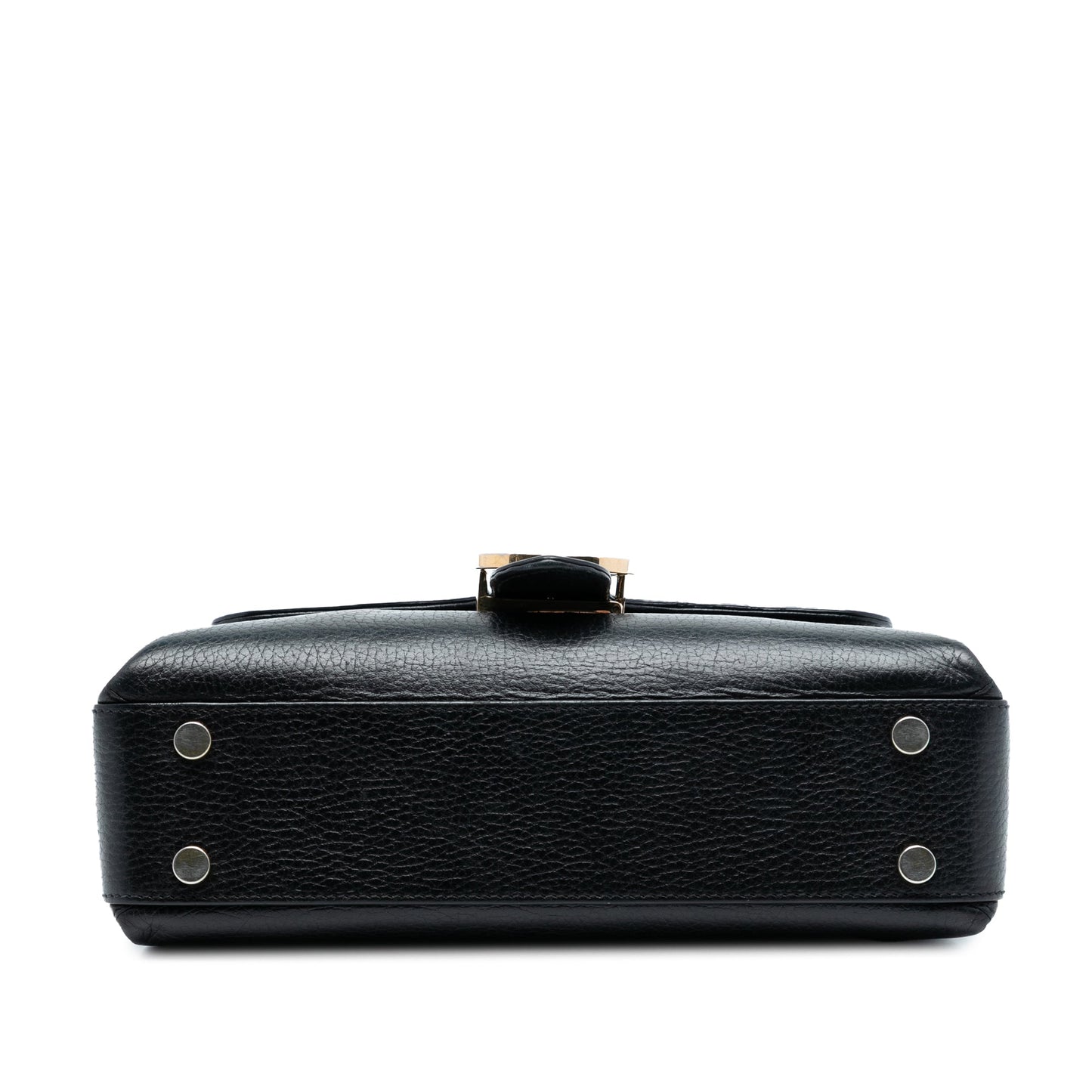Small Dollar Calf Interlocking G Satchel