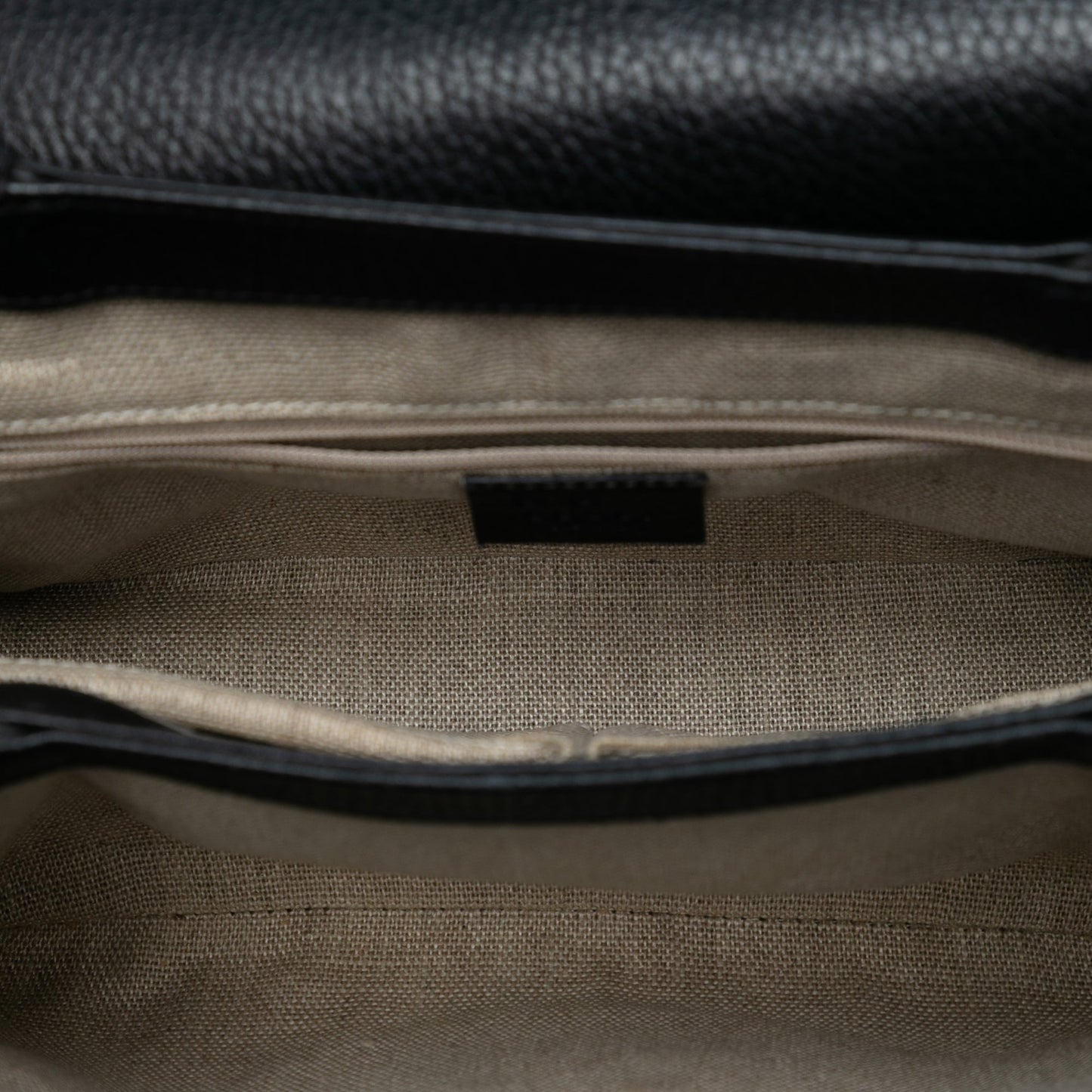 Small Dollar Calf Interlocking G Satchel