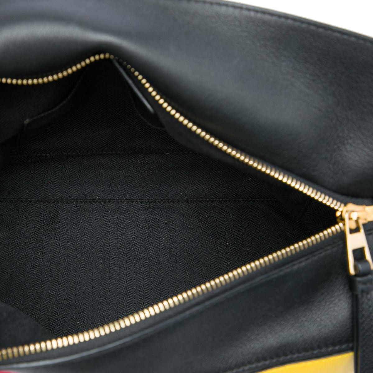 LOEWE Small Calfskin Rainbow Puzzle Satchel — Multi